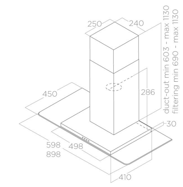 ELICA FLAT GLASS IX/A/60