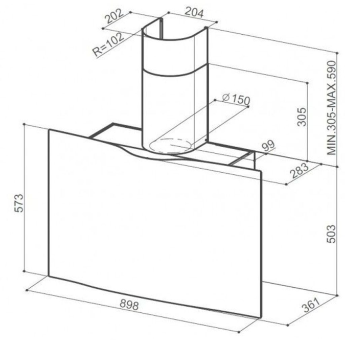 FABER VEIL BK A90