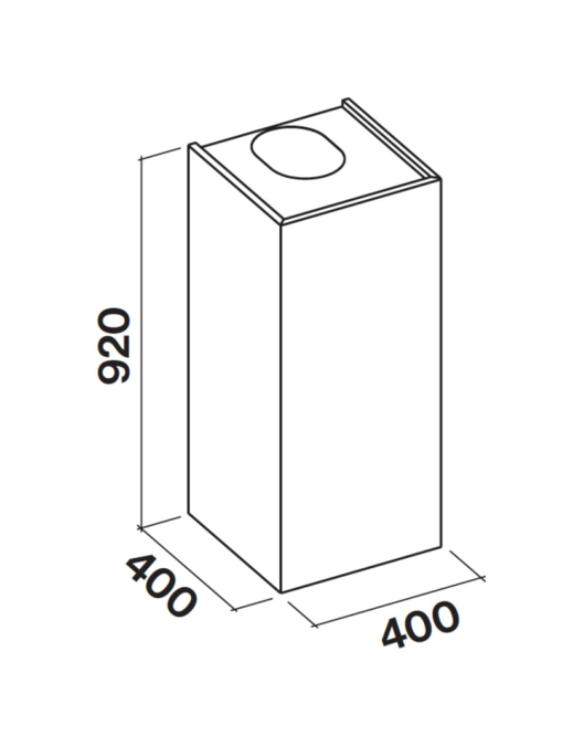 FALMEC MIRA 40 STENSKA INOX TELESCOPIC