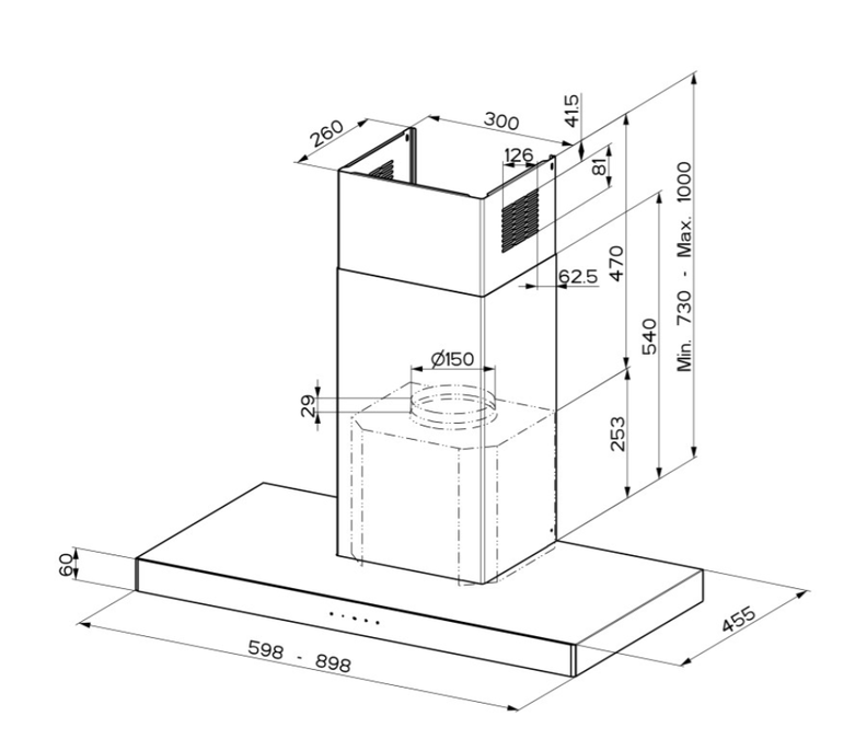 FABER STILO GLASS SMART A90