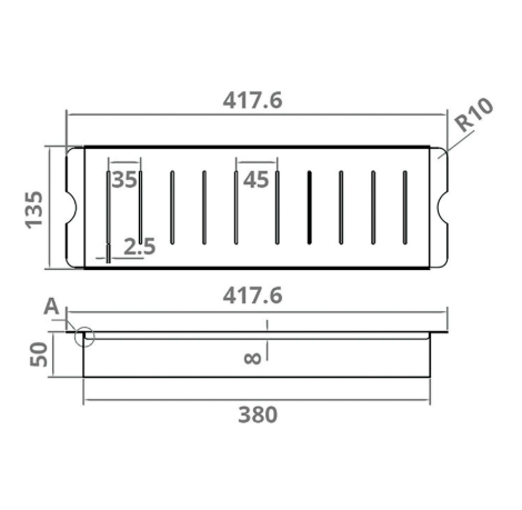 CARESSI CACSCO Baker Odcejalna posoda 113520731