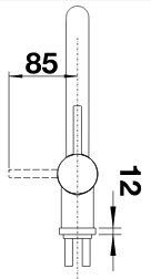 BLANCO LINUS-F,HD, krom (min. 2,5 cm) 514025