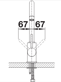 BLANCO MIDA, HD, črna mat 526649