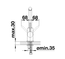 BLANCO MILA, HD, črna mat 526657