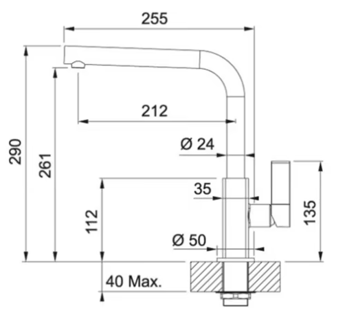 FRANKE Maris krom/stonegrey 115.0392.352