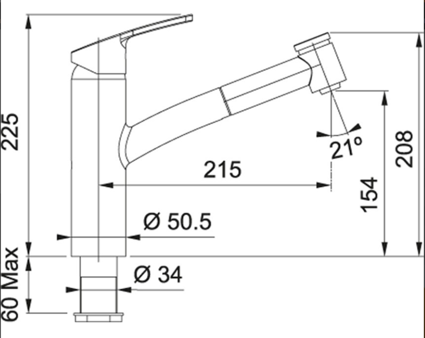 FRANKE Smart krom 115.0391.482