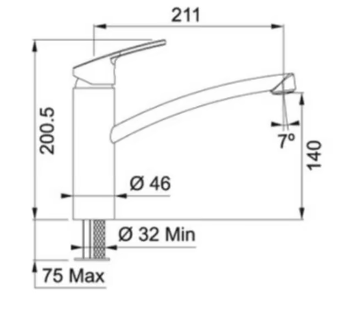 FRANKE Smart, krom 115.0391.460