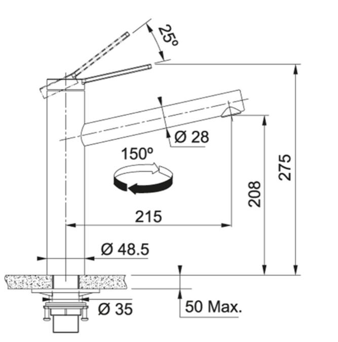 FRANKE Tango Neo 115.0596.387