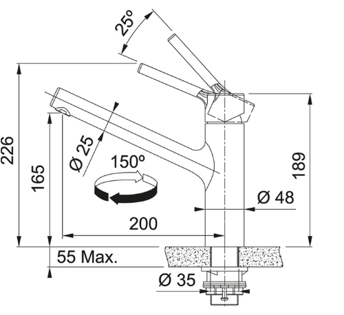 FRANKE Taros Neo 115.0596.320