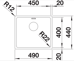 BLANCO ANDANO 450-IF, svilnat lesk 522961