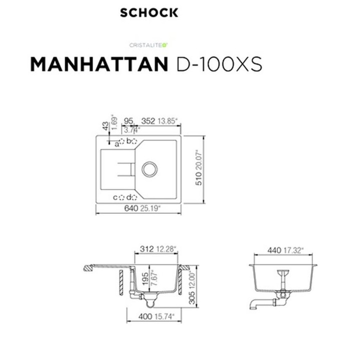 SCHOCK MANHATTAN D-100XS ONYX