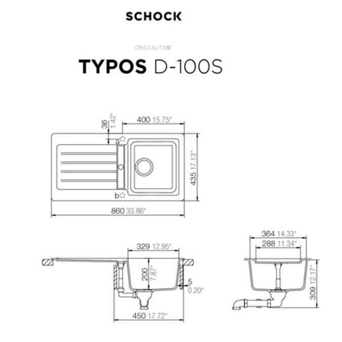 SCHOCK TYPOS D-100S ONYX 