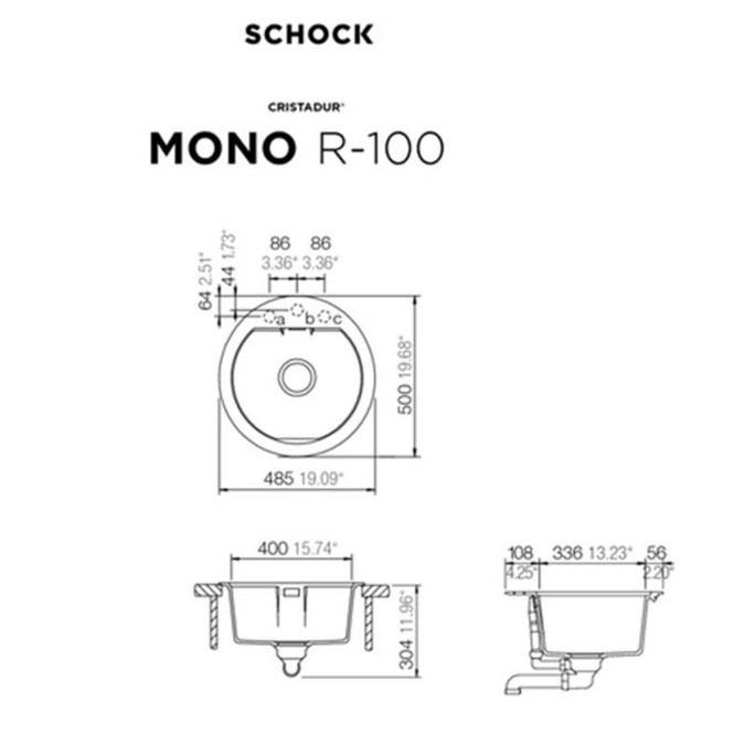 SCHOCK MONO R-100 BRONZE