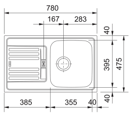 FRANKE EFX 614-78 101.0016.461