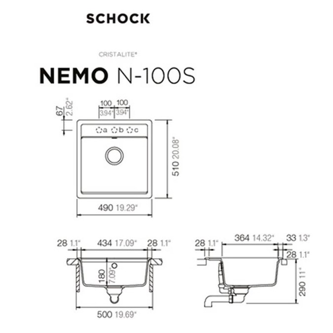 SCHOCK NEMO N-100S ASPHALT