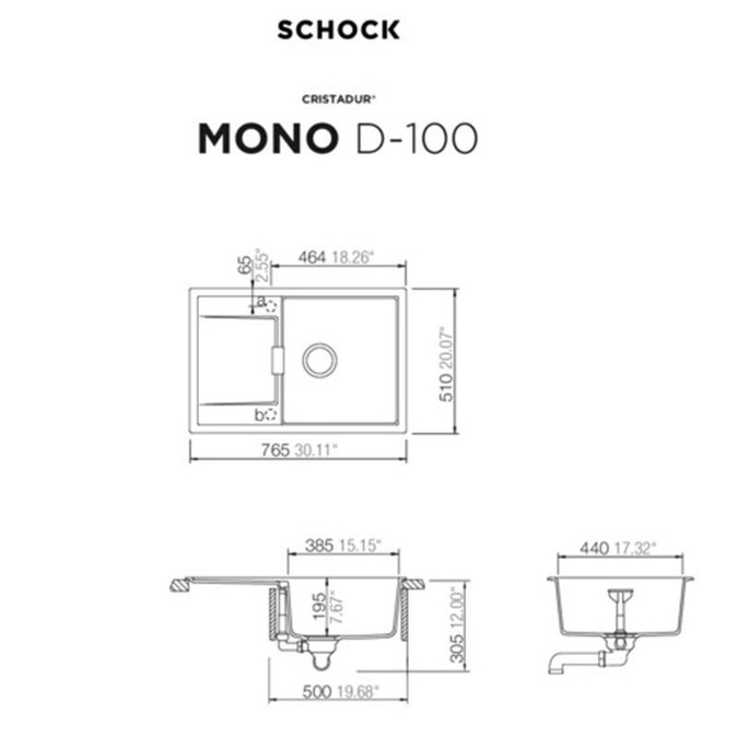 SCHOCK MONO D-100 SILVERSTONE