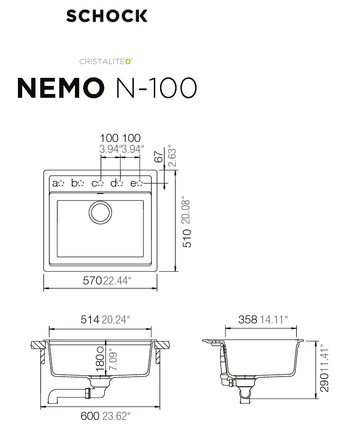 SCHOCK MONO N-100FB MAGMA