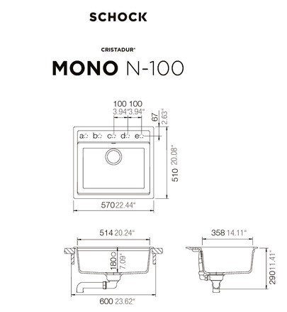 SCHOCK MONO N-100FB SILVERSTONE