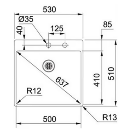 FRANKE BXX 210-50A 127.0375.342