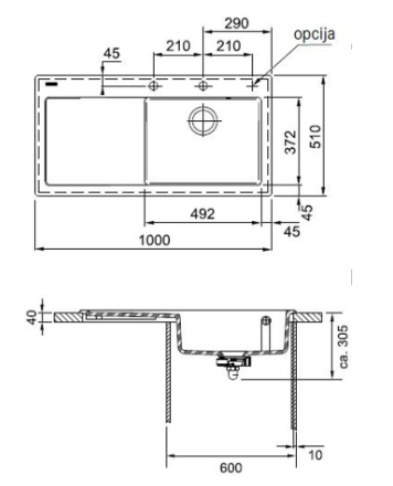 FRANKE MTK 611-100, magnolia 124.0335.853