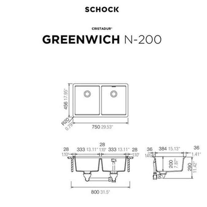 SCHOCK GREENWICH N-200 BRONZE