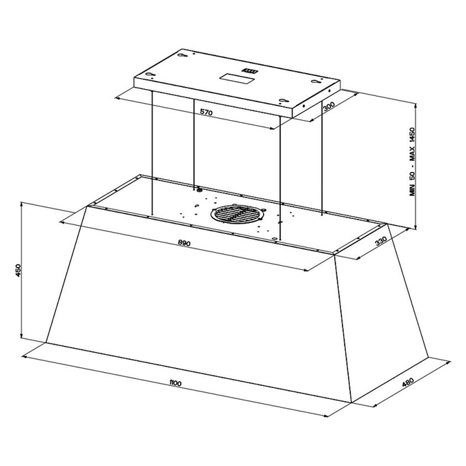 FABER CHLOE XL ISOLA CI F110