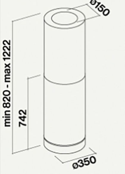 FALMEC POLAR/LIGHT IS. E.P. STAINLESS STEEL 800 m3/h