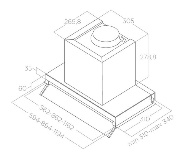 ELICA BOX IN PLUS IXGL/A/120