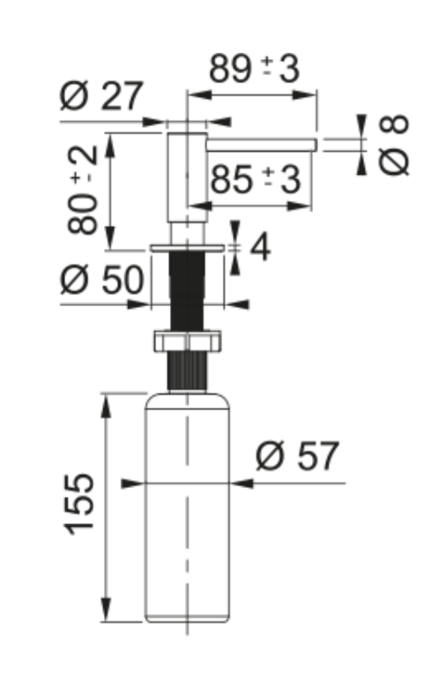 FRANKE  Milnik Atlas bakrena b 112.0717.104
