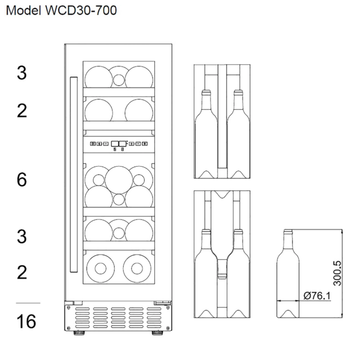 MQUVÉE WCD30AB-700