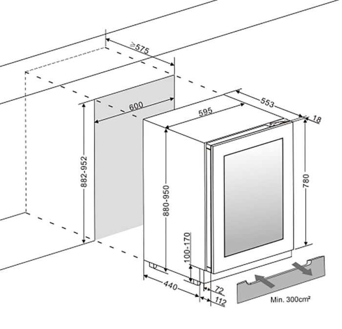 MQUVÉE WCED60PRP-780