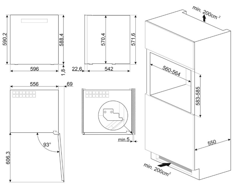 SMEG CVI329X3