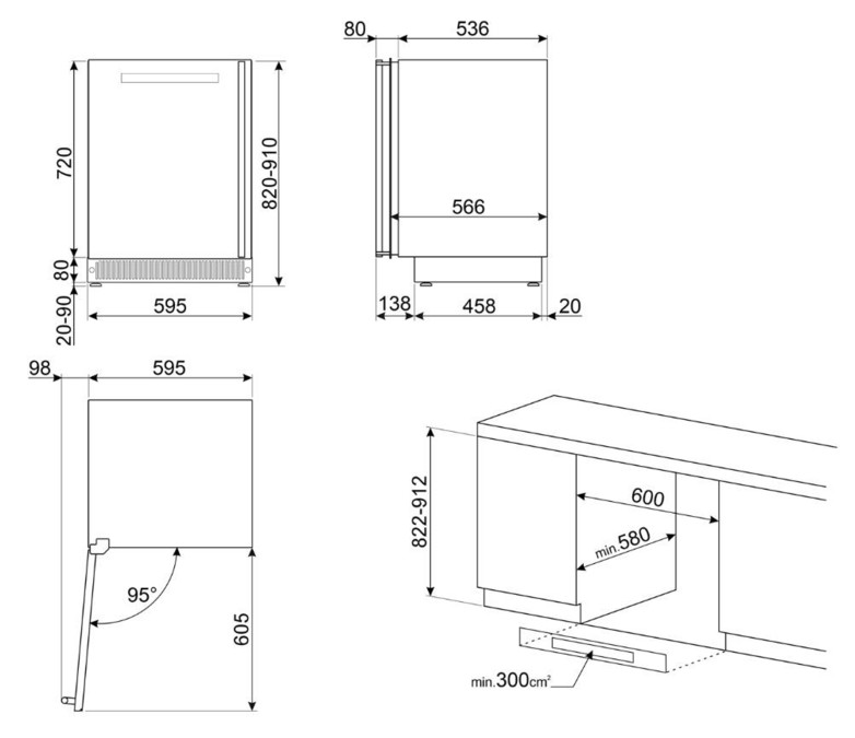 SMEG CVI138LG