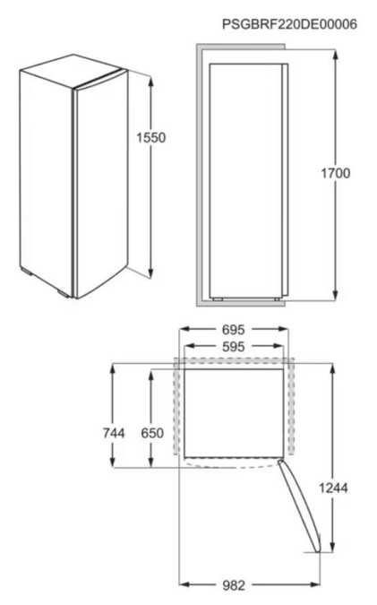 ELECTROLUX LRB1DE33W