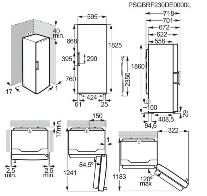 ELECTROLUX LRS3DE39W