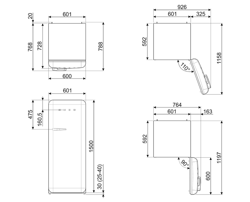 SMEG FAB28RDBLM5