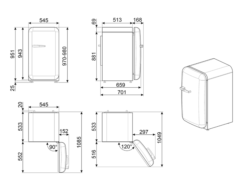 SMEG FAB10RDUJ6