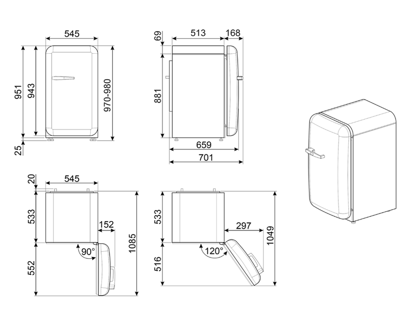 SMEG FAB10RDSN6