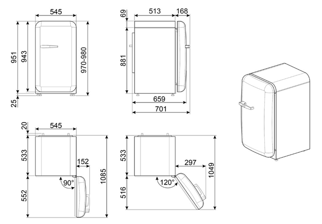 SMEG FAB10RDYVC5