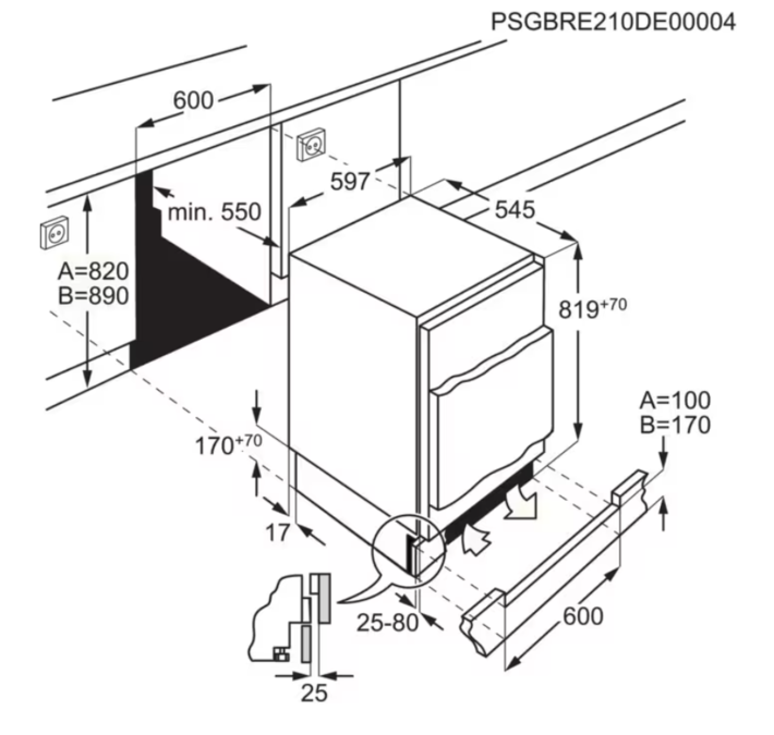 ELECTROLUX LFB3AE82R