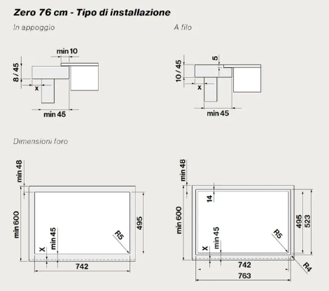 FALMEC  ZERO 76 BLACK