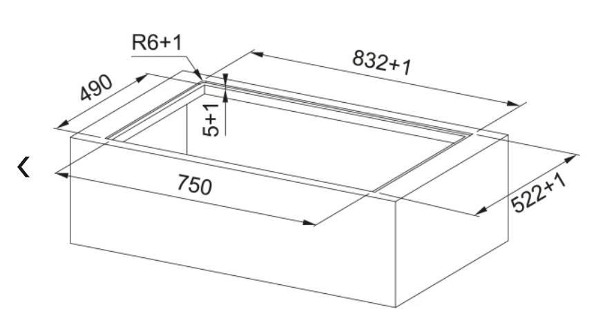 FABER GALILEO WIDE A830 (ODZRAČEVALNA IZVEDBA)