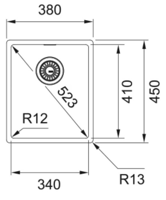 FRANKE BXX 210/110-34 127.0372.501