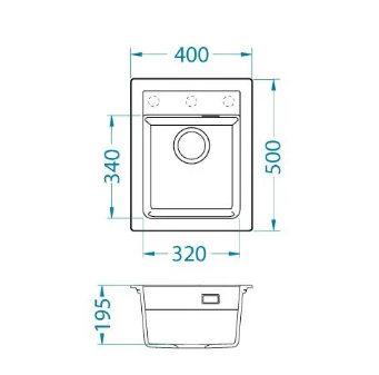 ALVEUS ATROX 10 QC 1149191 enojno, 400x500