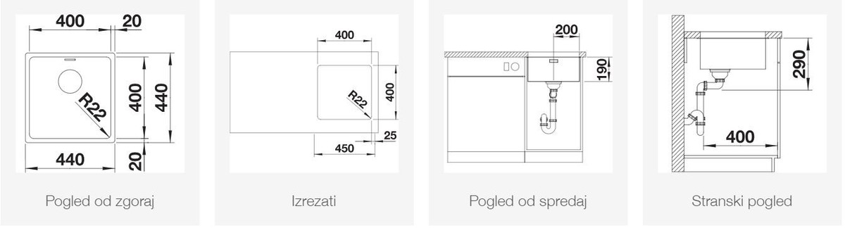 BLANCO ANDANO 400-U, svilnat lesk 522959
