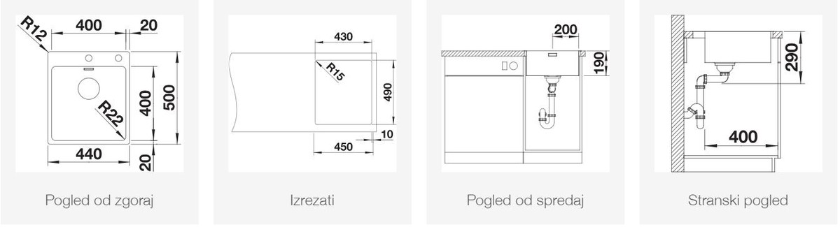 BLANCO ANDANO 400-IF/A, svilnat lesk 525244