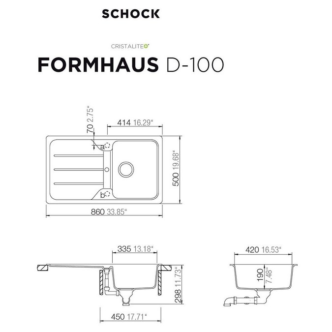 SCHOCK FORMHAUS D-100 ASPHALT