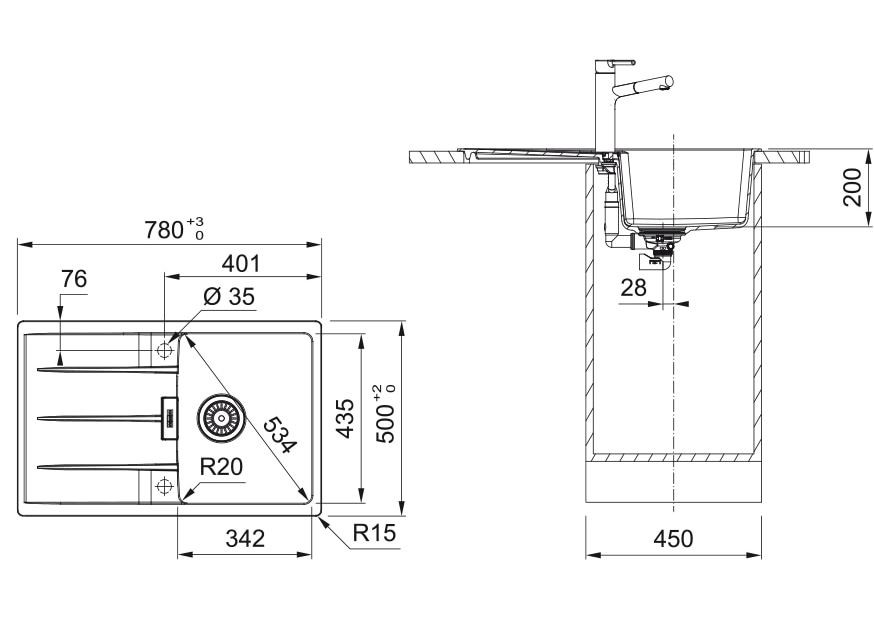 FRANKE CNG 611-78, onyx 114.0681.581
