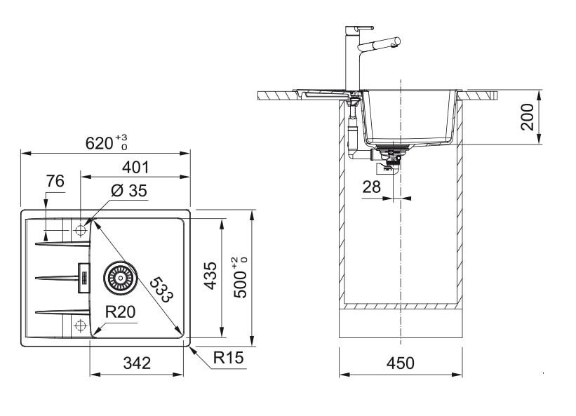 FRANKE CNG 611-62, onyx 114.0681.426