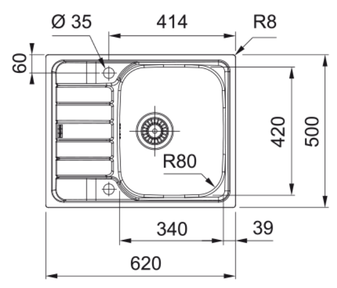 FRANKE SKX 611-62 101.0714.948